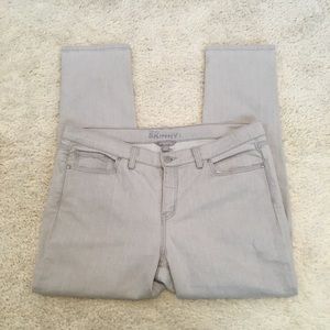 New York & Company Gray Wash Skinny Leg Jeans 14